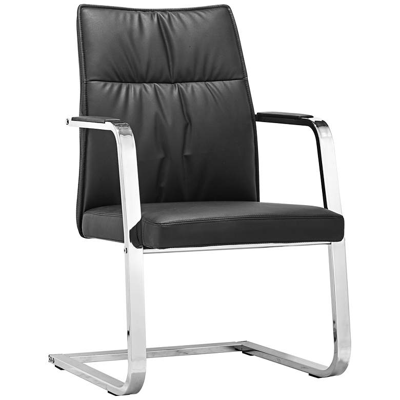 Image 1 Zuo Dean Black Leatherette Conference Chair