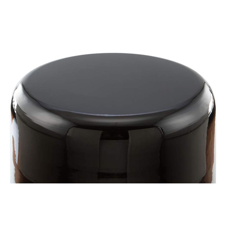 Image 4 Zuo Density 15 1/2 inch Wide Glossy Black Side Table more views