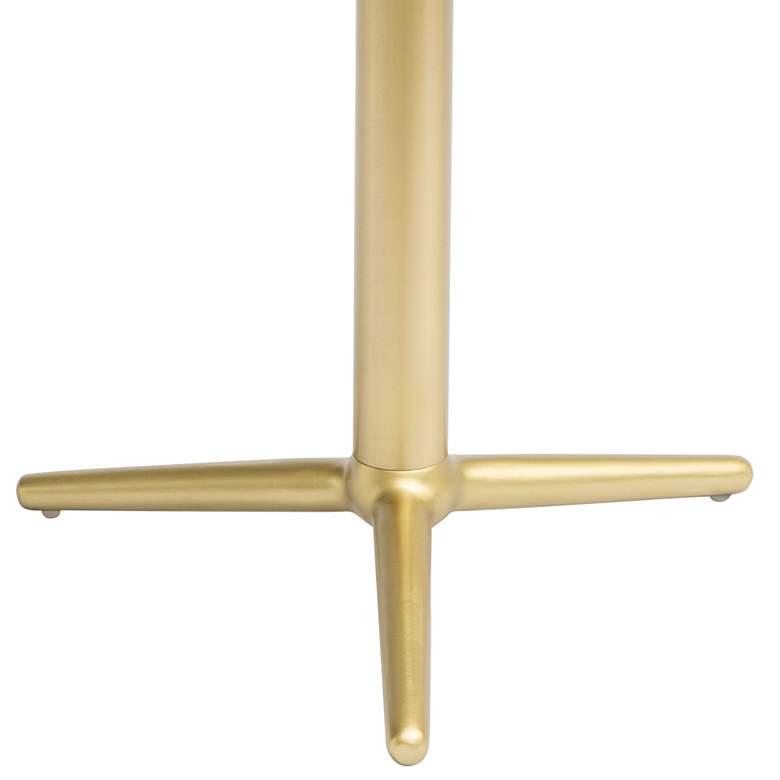 Image 4 Zuo Derby 16 inch Wide Brass Tripod Accent Table more views