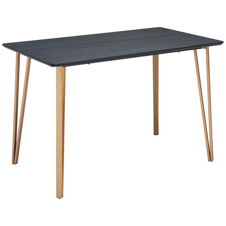 Image 2 Zuo Deus 55" Wide Gold Counter Table