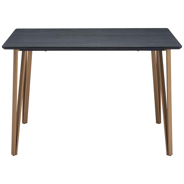 Image 7 Zuo Deus 55" Wide Gold Counter Table more views