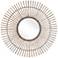Zuo Dimond Gold 32" Round Decorative Wall Mirror