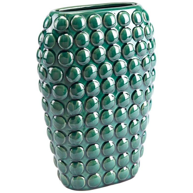Image 1 Zuo Dots Green 12 1/2 inch High Small Ceramic Vase