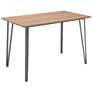 Zuo Doubs 55" Wide Brown Wood Rectangular Counter Table in scene