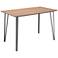 Zuo Doubs 55" Wide Brown Wood Rectangular Counter Table