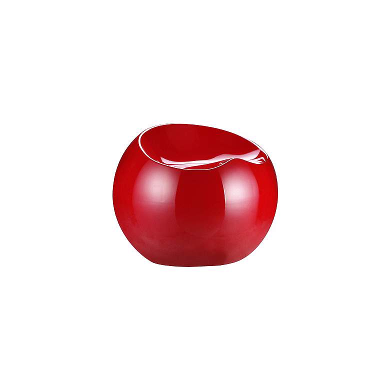 Image 1 Zuo Drop Stool Collection Red Contemporary Chair
