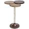 Zuo Dundee 18" Wide Antique Brass Modern Accent Table