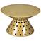 Zuo Electron 29 1/2" Wide Gold Coffee Table