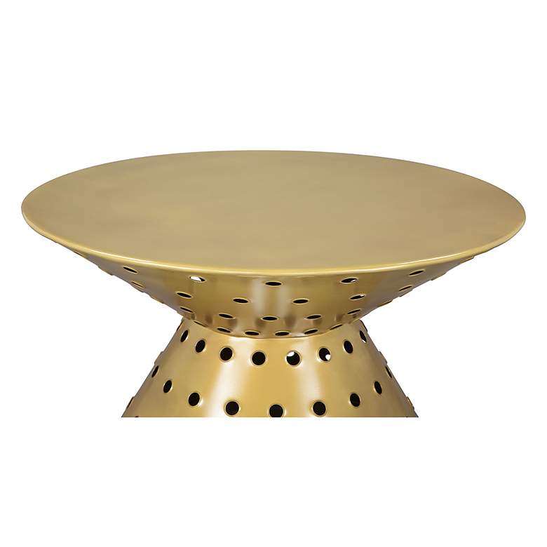 Image 2 Zuo Electron 29 1/2" Wide Gold Coffee Table more views