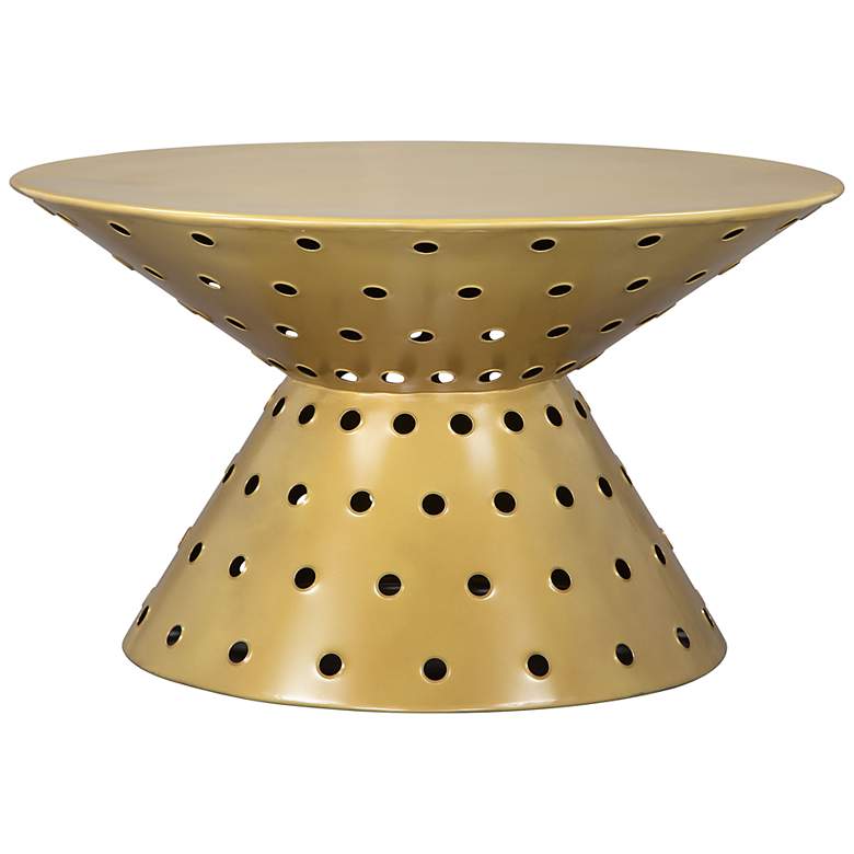 Image 6 Zuo Electron 29 1/2" Wide Gold Coffee Table more views