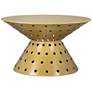 Zuo Electron 29 1/2" Wide Gold Coffee Table