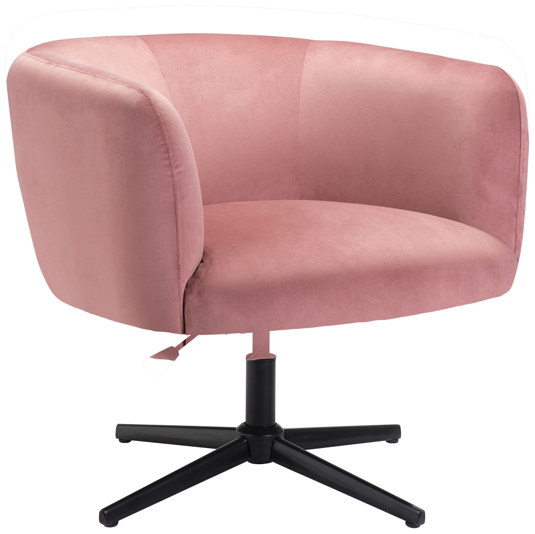 Pink swivel accent online chair