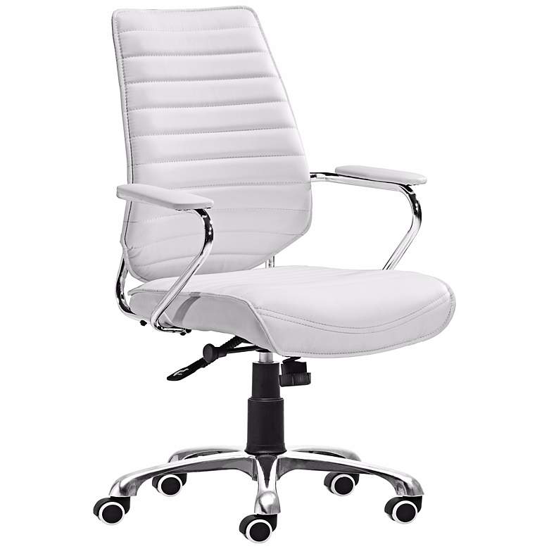 Image 1 Zuo Enterprise Collection White Office Chair