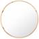 Zuo Eye Gold 24 1/4" Round Wall Mirror