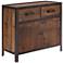Zuo Fort Mason Distressed Wood Side Cabinet