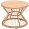 Zuo Ghente 19 3/4" Wide Natural Outdoor Side Table