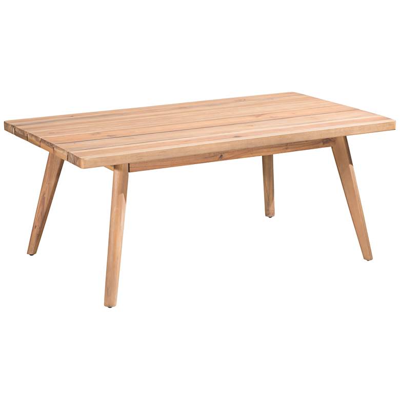 Image 1 Zuo Grace Bay Natural Wood Outdoor Coffee Table