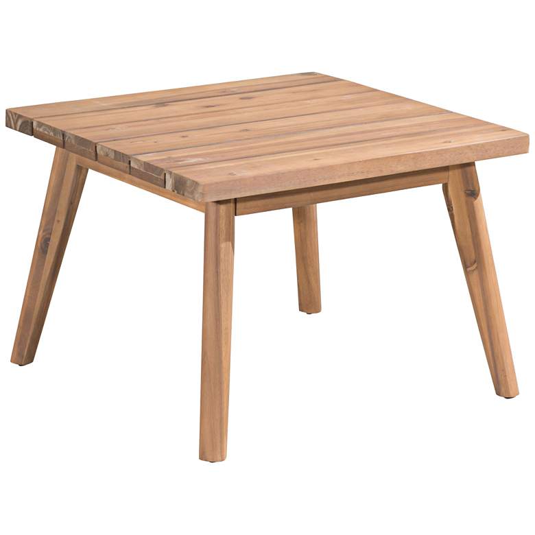 Image 1 Zuo Grace Bay Natural Wood Outdoor Side Table