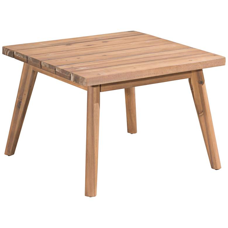 Image 1 Zuo Grace Bay Natural Wood Outdoor Side Table
