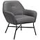 Zuo Hans Vintage Gray Fabric Accent Chair