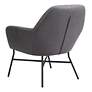 Zuo Hans Vintage Gray Fabric Accent Chair