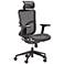 Zuo Harlow Collection High Back Black Office Chair