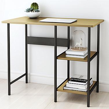 Mainstays Side Storage Desk - Natural 