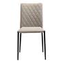 Zuo Harve Beige Fabric Dining Chairs Set of 2