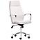 Zuo Holt Collection High Back White Office Chair