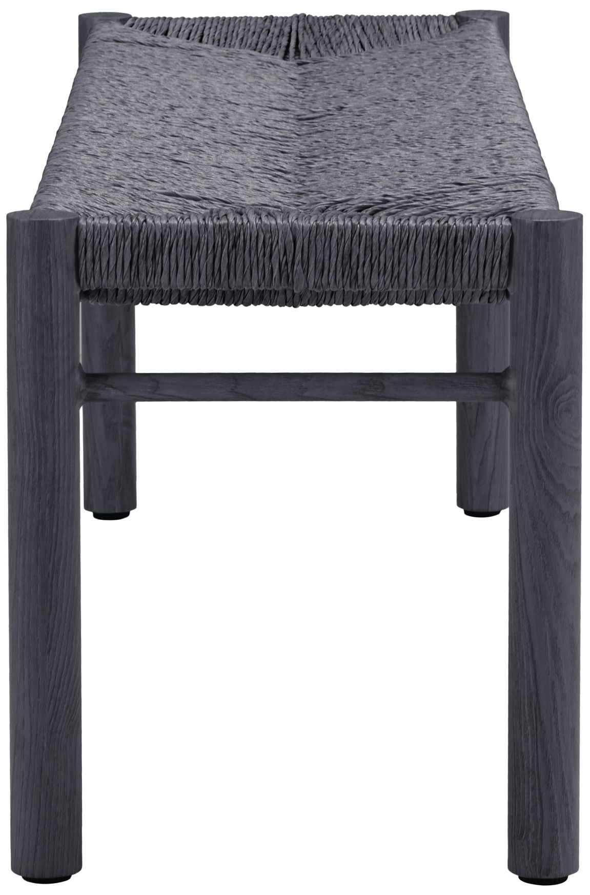 Image 3 Zuo Iska 47 1/4" Black Rectangular Accent Bench more views