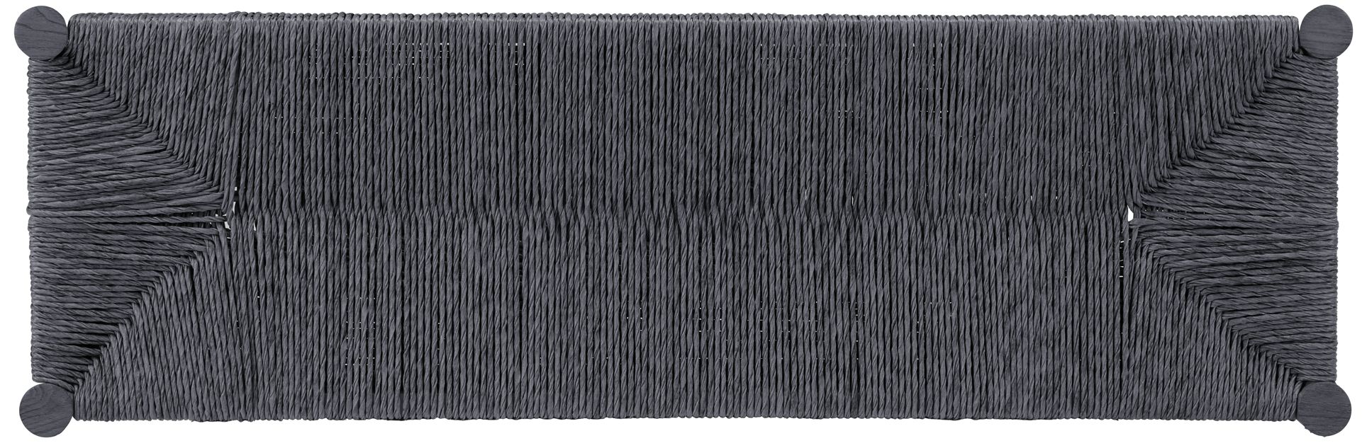 Image 6 Zuo Iska 47 1/4" Black Rectangular Accent Bench more views