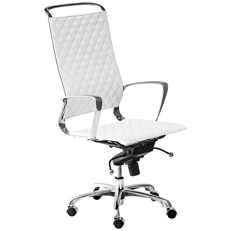 Image 1 Zuo Jackson High Back White Office Chair
