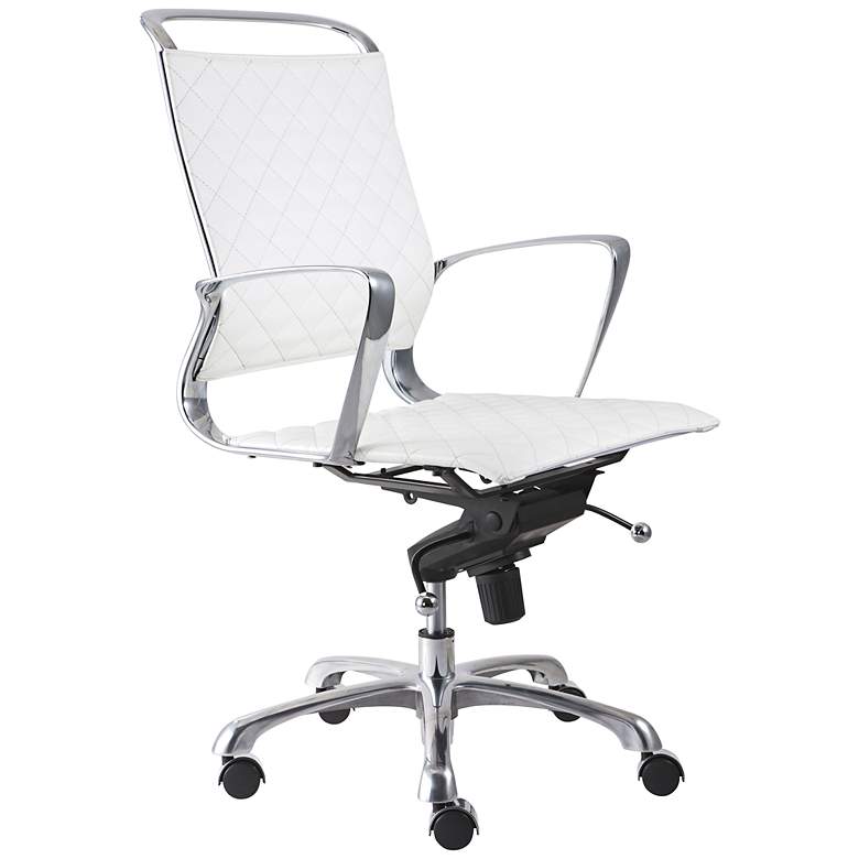 Image 1 Zuo Jackson White Office Chair