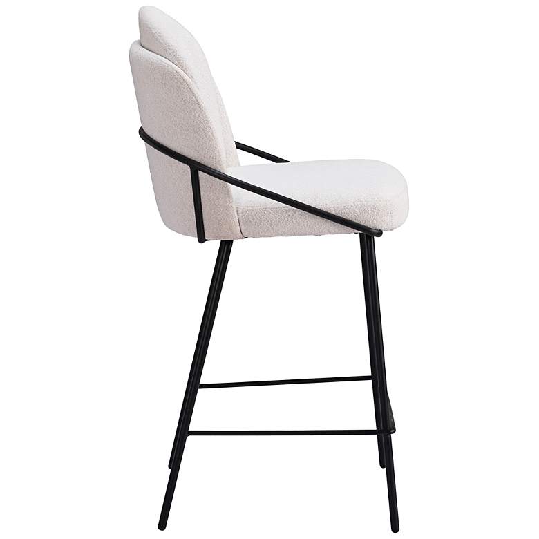 Image 5 Zuo Jambi 26 1/2" Ivory Counter Stool Set of 2 more views