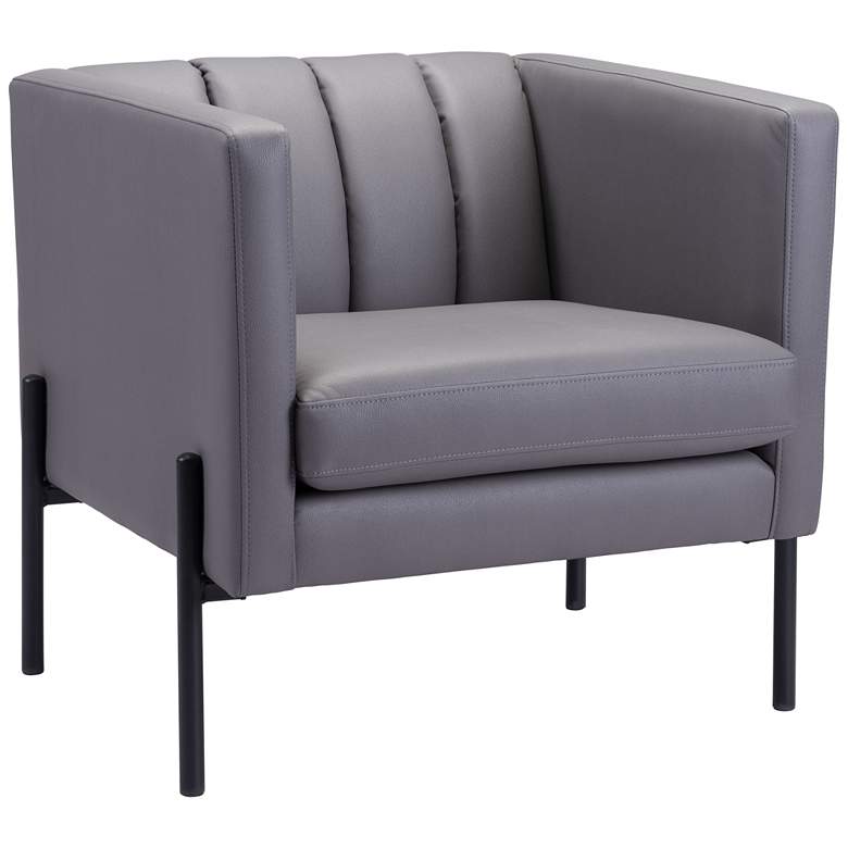 Image 2 Zuo Jess Gray Fabric Accent Chair