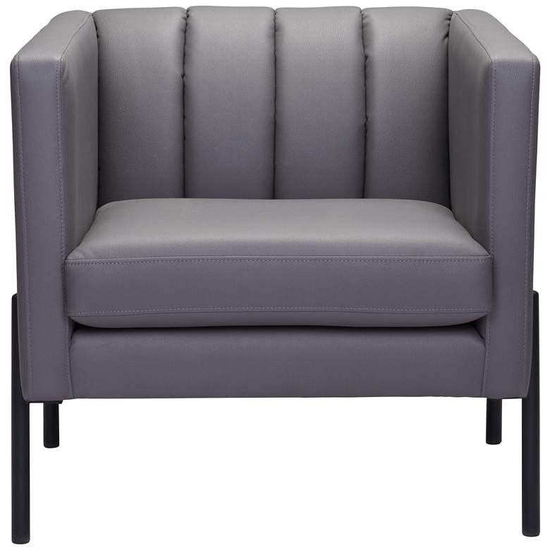 Image 6 Zuo Jess Gray Fabric Accent Chair more views