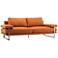 Zuo Jonkoping 87" Wide Orange Sofa