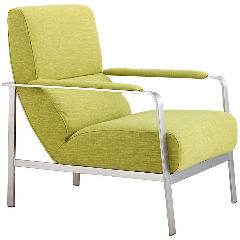 Image 1 Zuo Jonkoping Lime Green Arm Chair