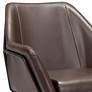 Zuo Jose Brown Faux Leather Accent Chair