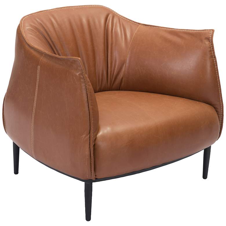 Image 2 Zuo Julian Coffee Upholstered Accent Chair