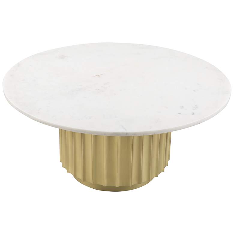 Image 6 Zuo Justin 36 inch Wide Gold Coffee Table more views