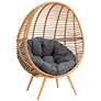 Zuo Kelley Natural Weave Outdoor Accent Chair