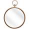 Zuo Kirkham Gold 20 1/2" x 23 1/2" Decorative Wall Mirror