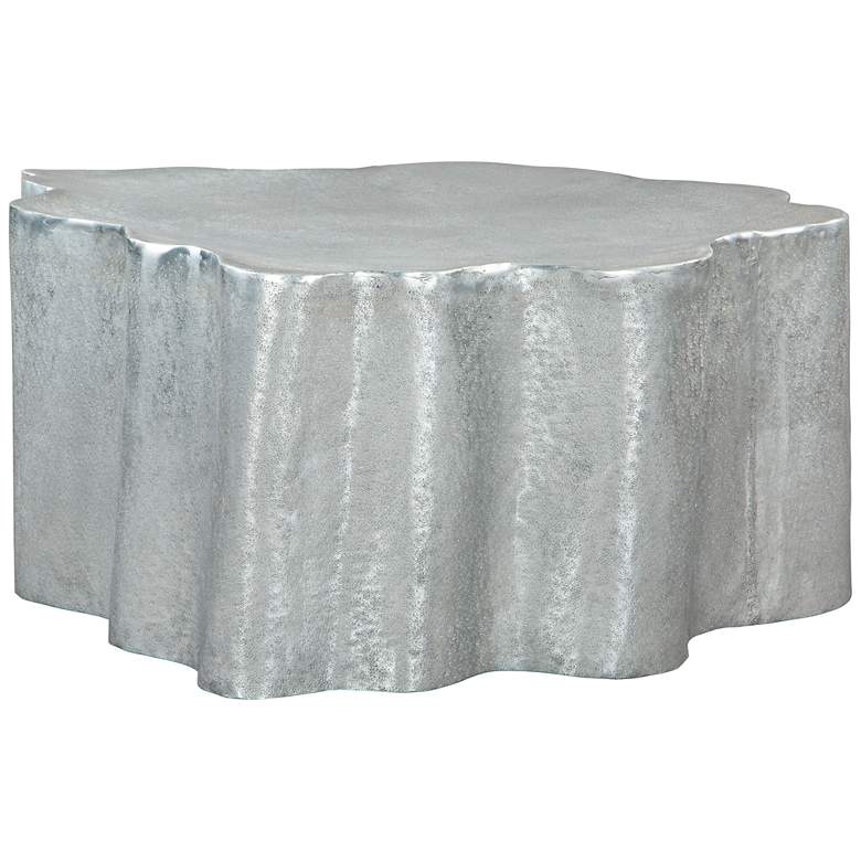 Image 2 Zuo Kortha 36 1/2" Wide Antique Silver Coffee Table