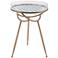 Zuo Lattice 17 3/4" Wide Round Modern Accent Tray Table