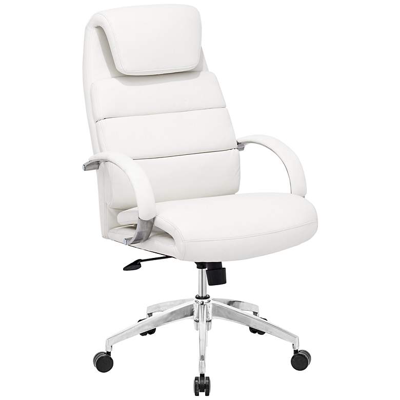 Image 1 Zuo Lider Comfort White Office Chair