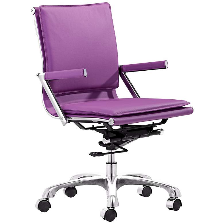 Image 1 Zuo Lider Plus Purple Office Chair