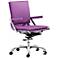 Zuo Lider Plus Purple Office Chair
