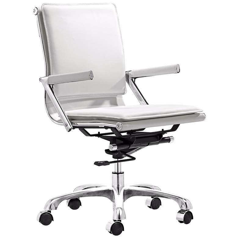 Image 1 Zuo Lider Plus White Office Chair