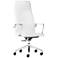 Zuo Lion Adjustable White High Back Office Chair